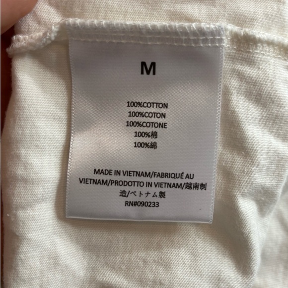 Fog Essentials Fear Of God White Oversize Long Sleeve Tee T-shirt Size Medium - Picture 13 of 16